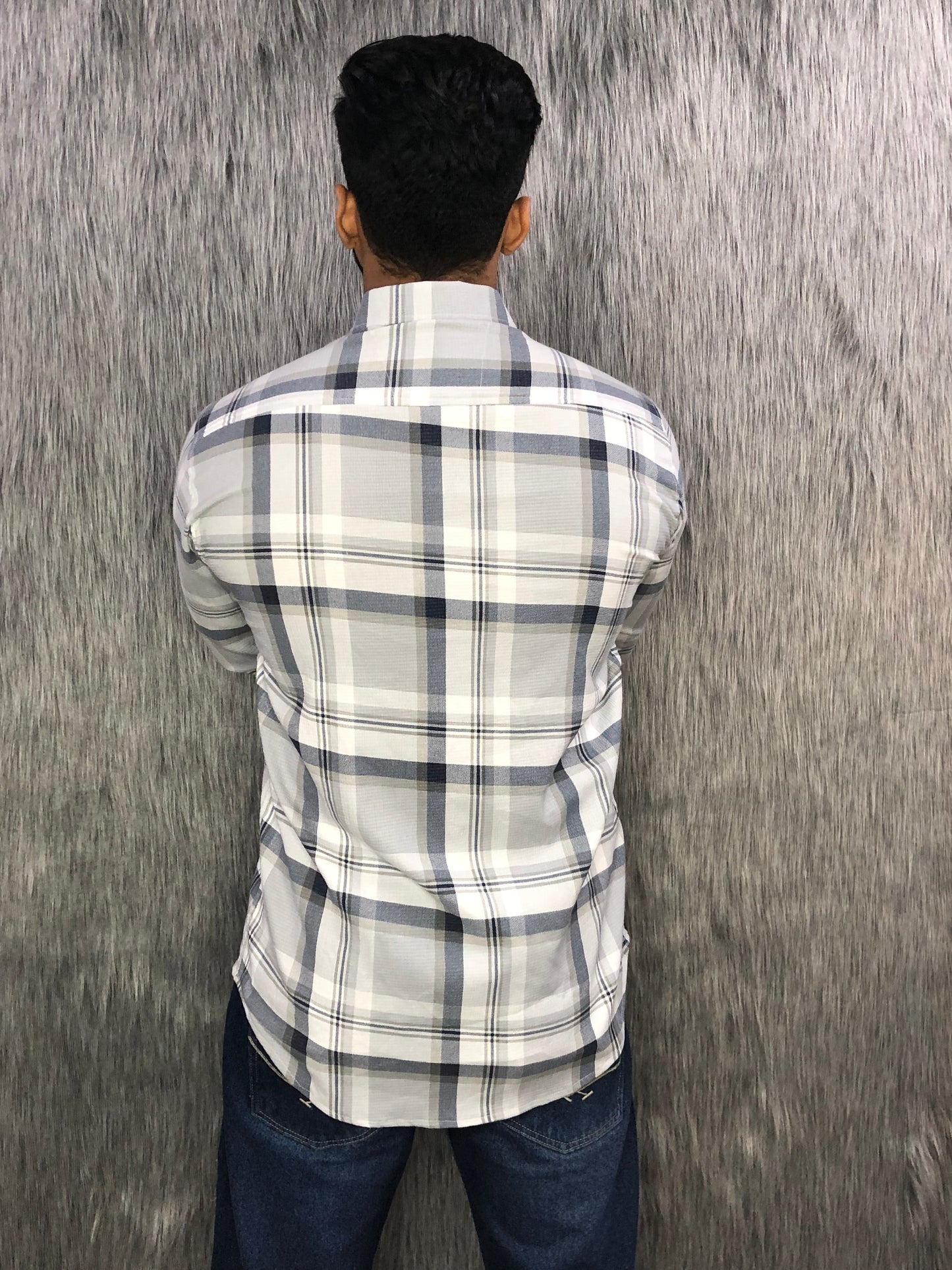 Checkered Shirt (Grey)