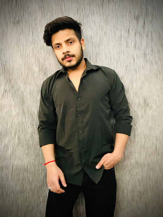 Cotton Shirt (Black)