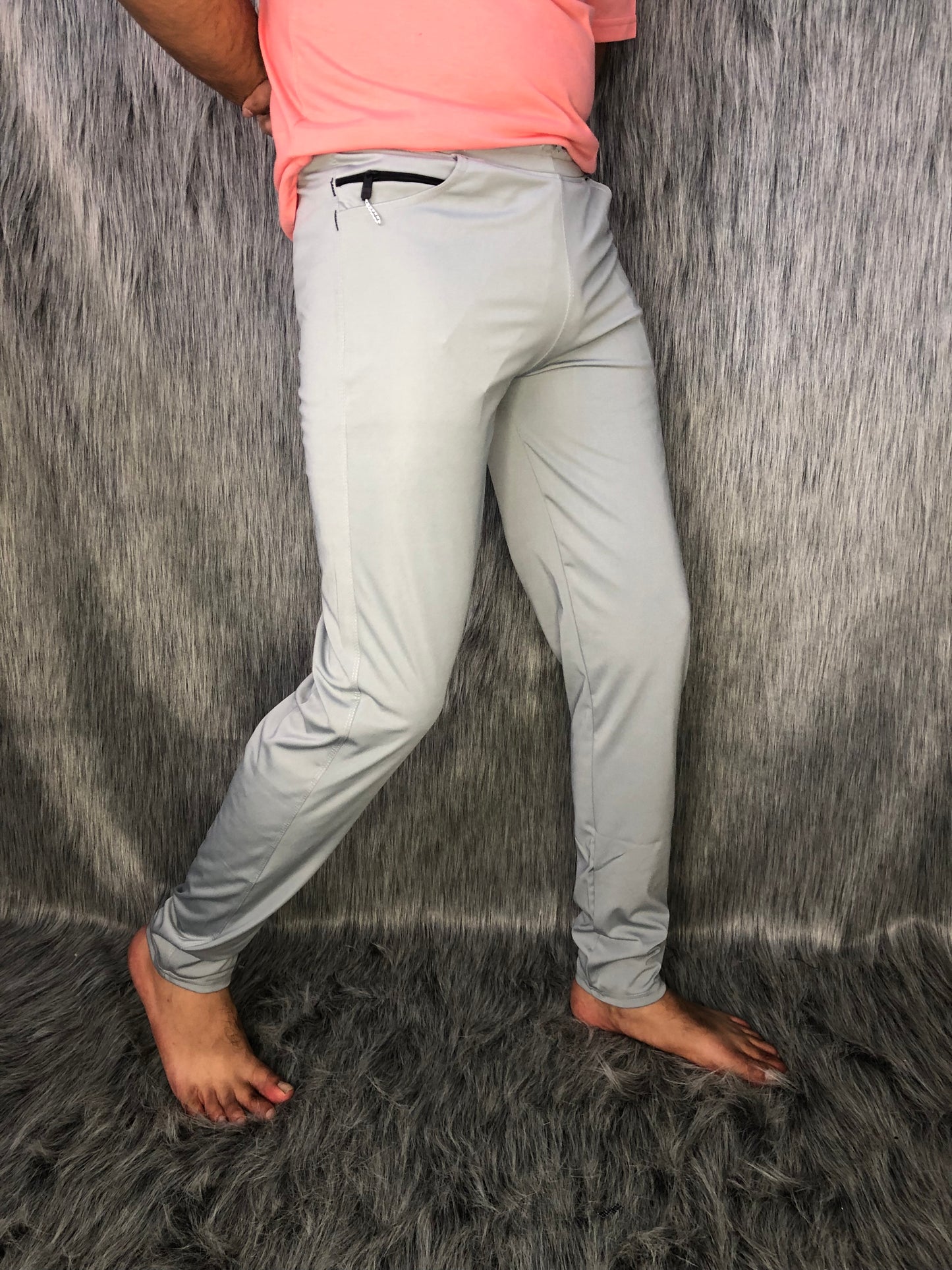 Lycra Trackpant (Light Grey)