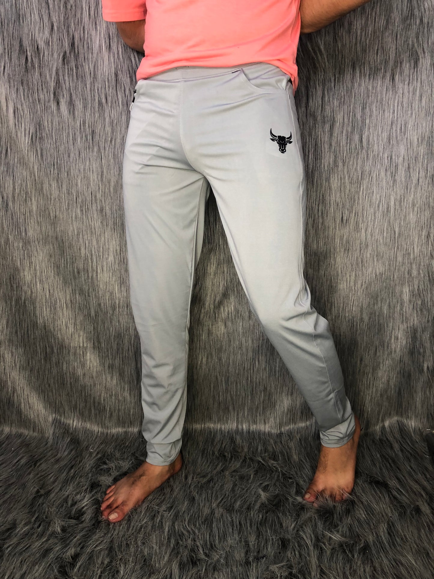 Lycra Trackpant (Light Grey)