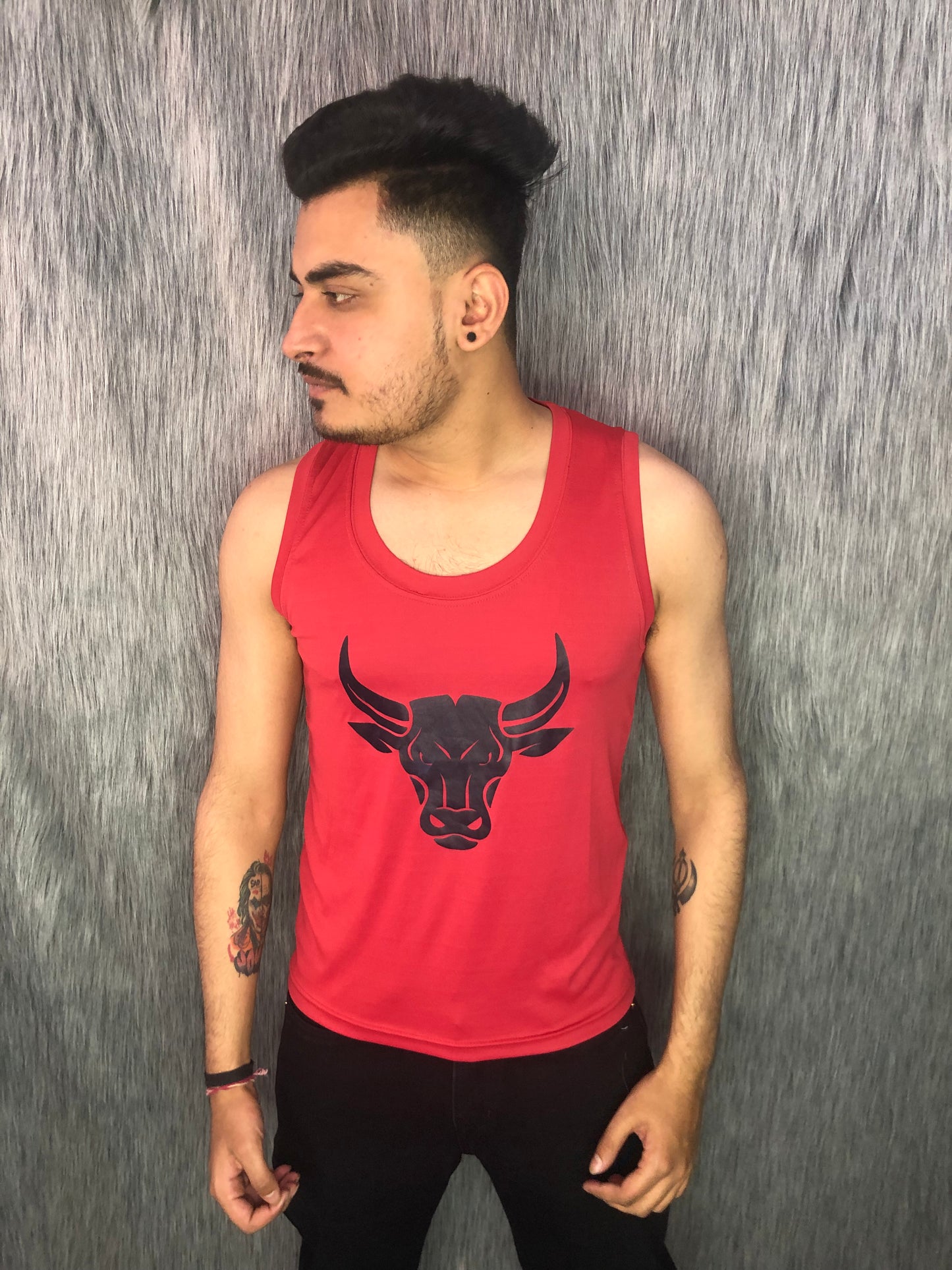 Sleeveless Tee (Red)