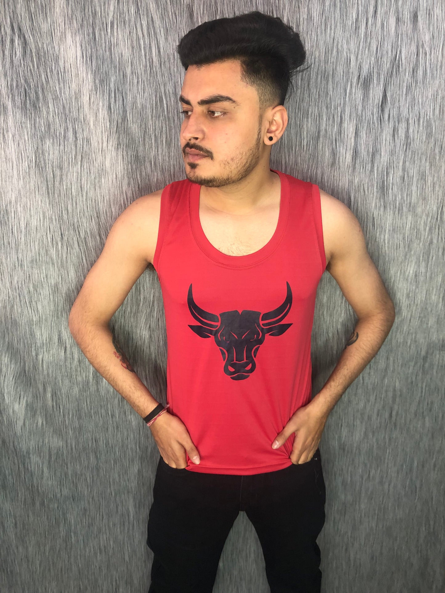 Sleeveless Tee (Red)