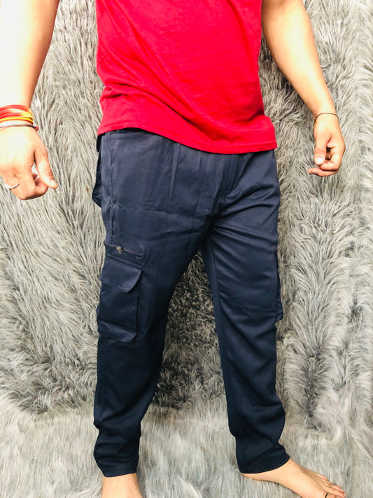 Cotton Trackpant (Navy Blue)