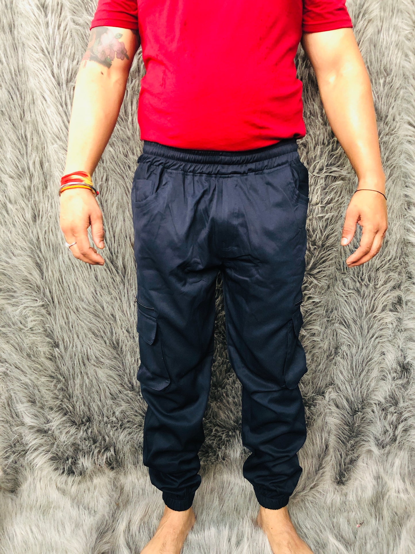 Cotton Trackpant (Navy Blue)