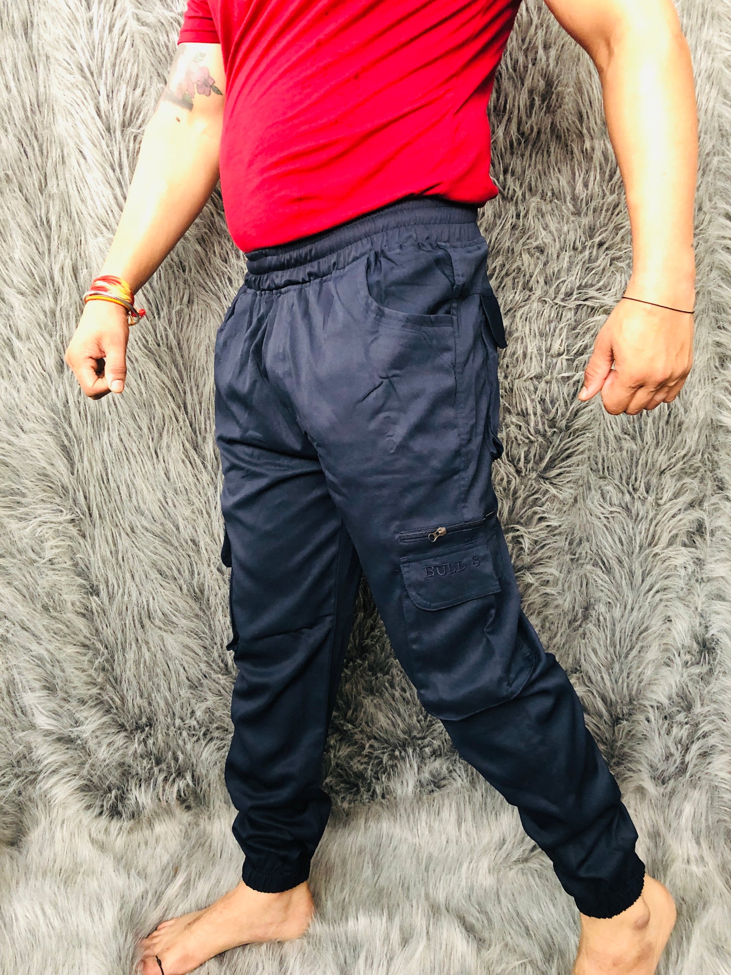 Cotton Trackpant (Navy Blue)